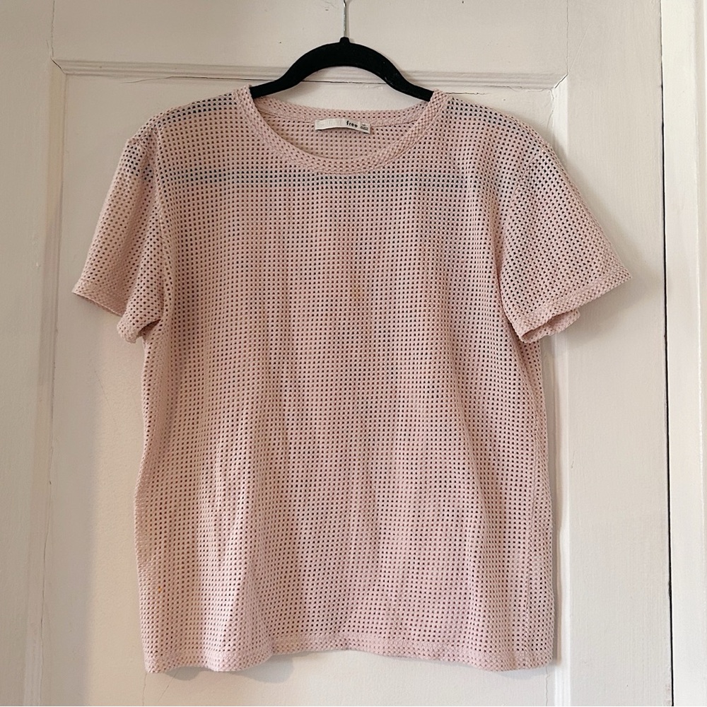 Wilfred Pink Mesh Tee